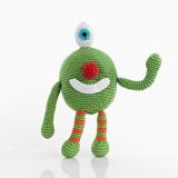 Babyrassel Chubby Monster von Pebble Cheeky green