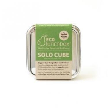 Brotdose aus Edelstahl quadratisch Solo von Eco Lunchbox 