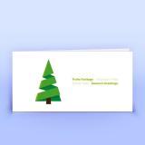 Weihnachtskarte moderner Tannenbaum - Eco-Cards 
