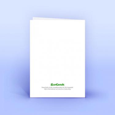 Weihnachtskarte mit Tannengrün im Design - Eco-Cards 
