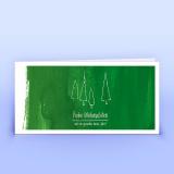 Weihnachtskarte grüne Weihnachtsgrüße - Eco-Cards 