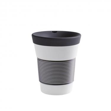 Kaffeebecher To Go aus Porzellan - 0,35L 