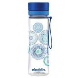 Trinkflasche AVEO von aladdin 0,6L blaue Kreise