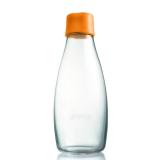 Glas Trinkflaschen von Retap 0,5L orange