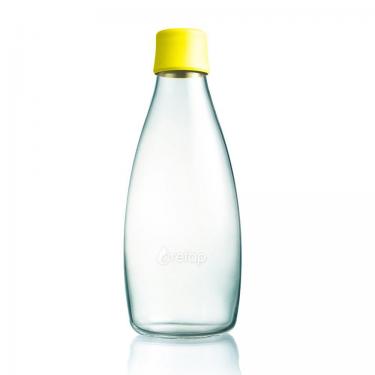 Glas Trinkflasche von Retap 0,8L 